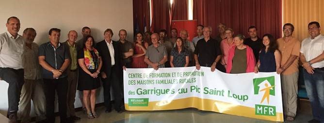 Accéder au site du CFP - MFR Garrigues du Pic Saint Loup